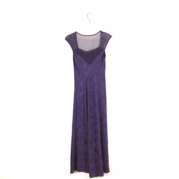 Victoria's Secret Gold Label Lace Satin Slip PJ - Picture 5 of 7